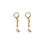 Thumbnail: Alluforu Shell Drop Huggie Earrings