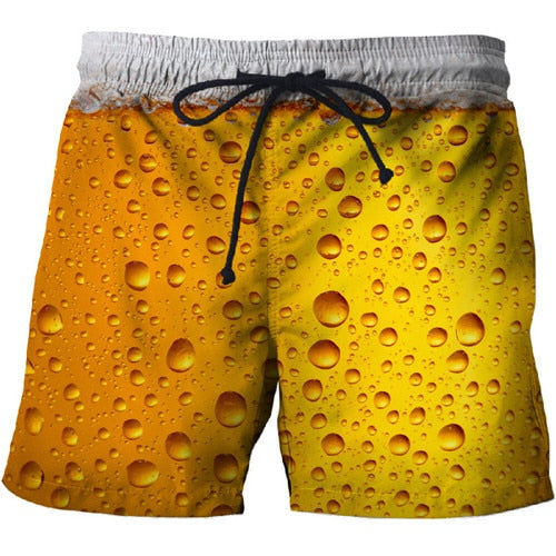 Thumbnail: 3D Print Summer Beach Shorts Mascuino Streetwear Men Board Vacation Shorts Anime