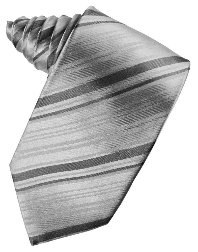Thumbnail: Striped Satin Necktie Self Tie