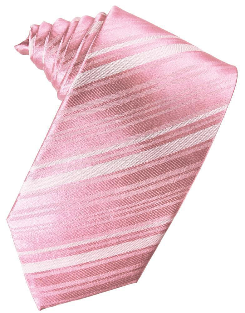 Thumbnail: Striped Satin Necktie Self Tie