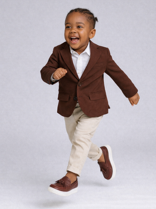 Bold Steps, Big Style: The Alluforu Burgundy Lion’s Boys Shoes