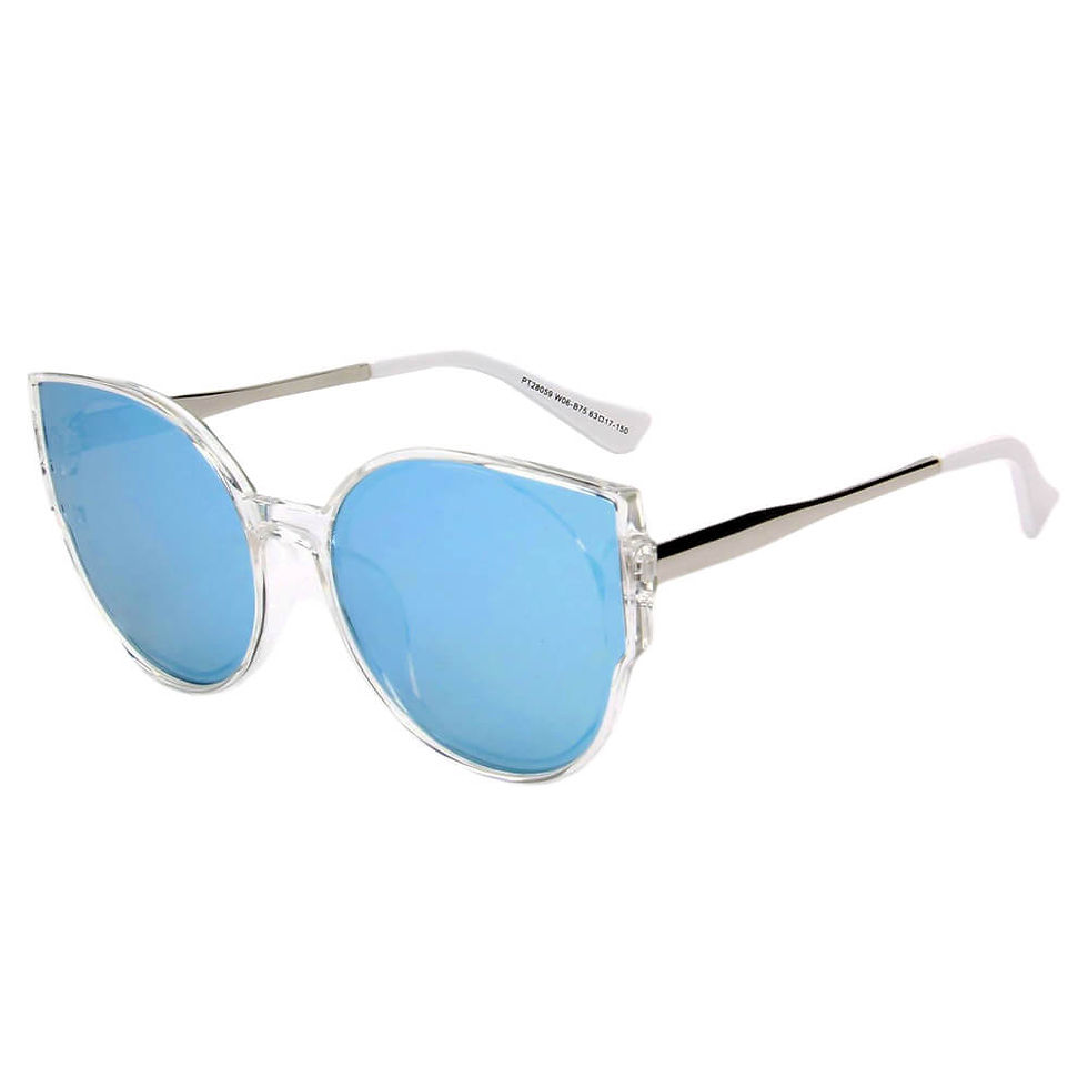 Thumbnail: Duisburg - Women Round Cat Eye Polarized Sunglasses