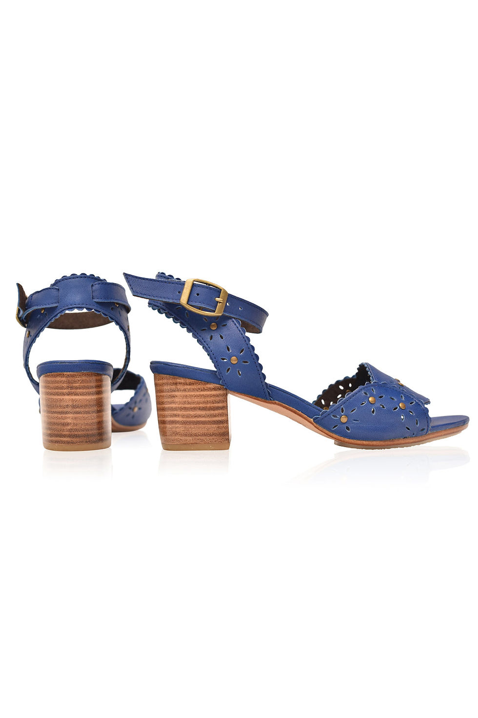 Thumbnail: Paloma Leather Heel Sandals