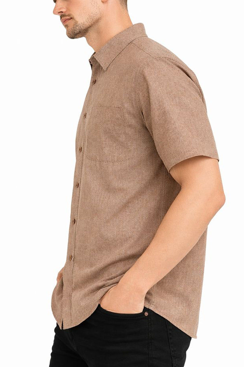 Thumbnail: Melange Short Sleeve Shirt