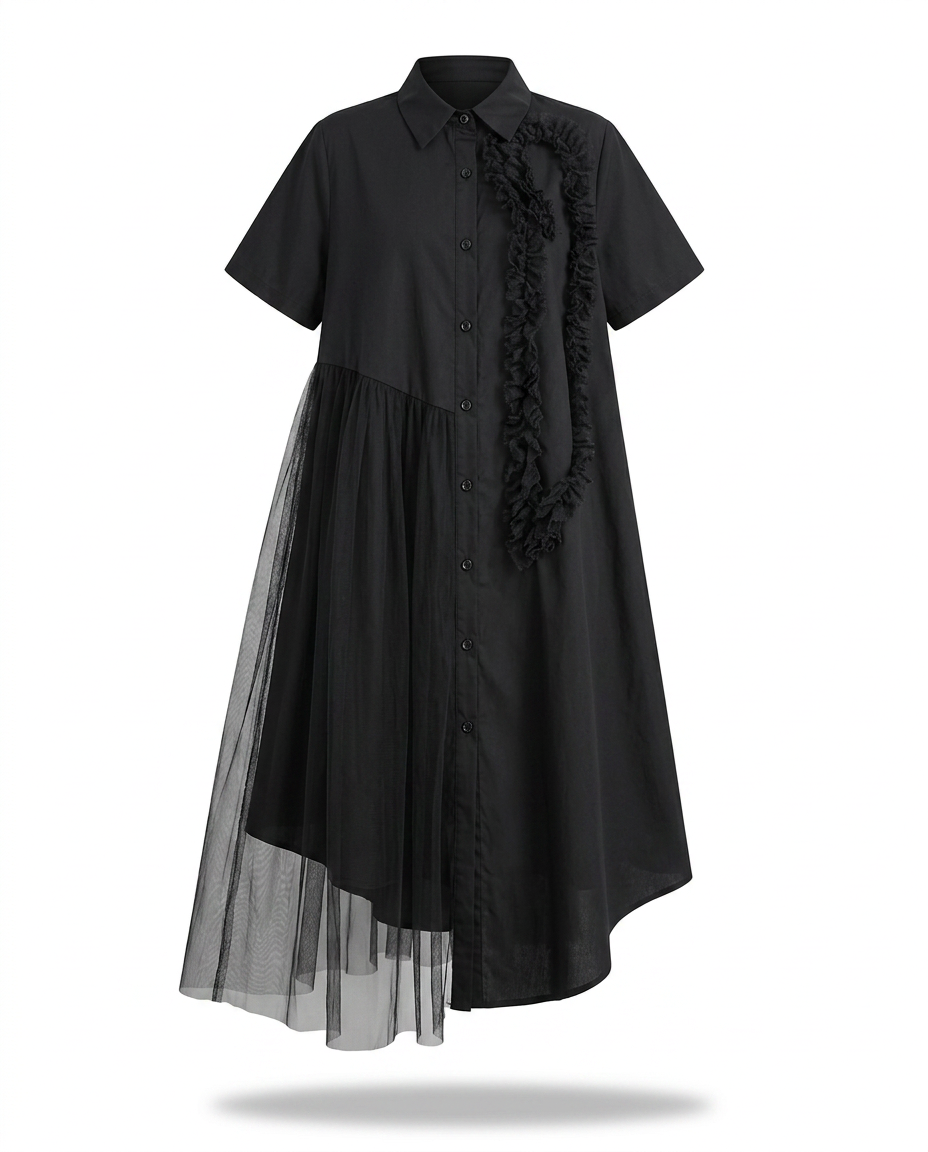 Thumbnail: Audacious Mesh Layered Maxi Dress