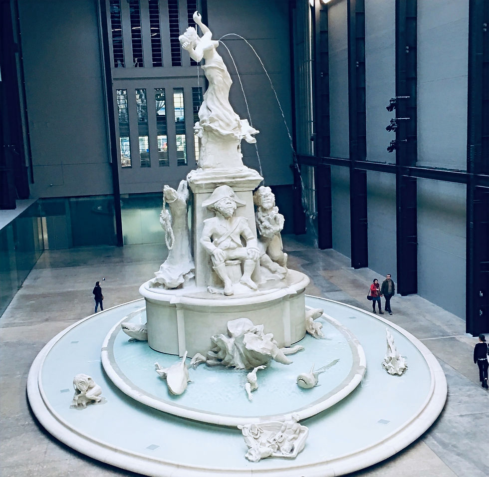 contemporary artist kara walker installation fountain tate modern