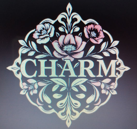 charming flowery business logo hued with delicate pastel colors