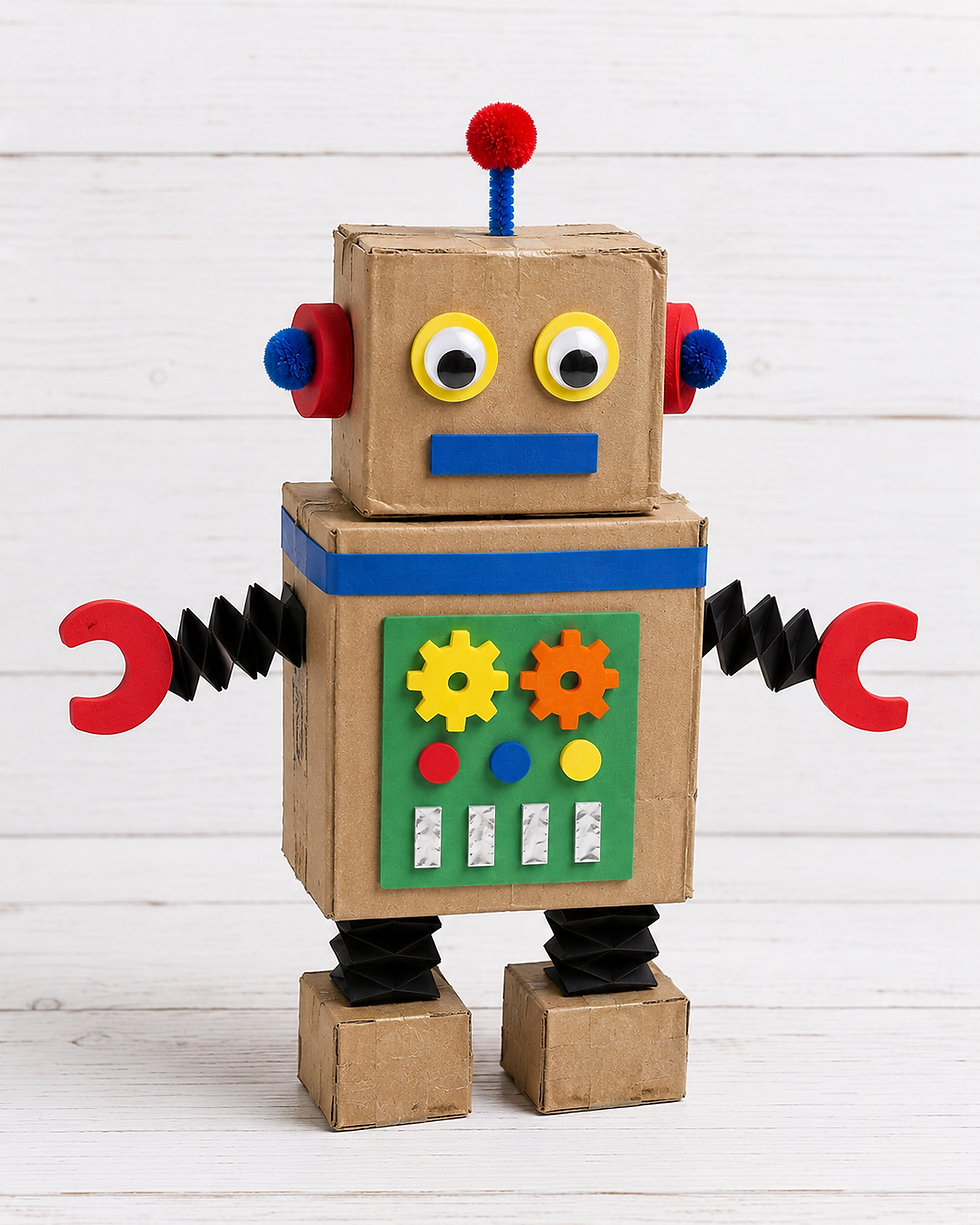 Cardboard robot