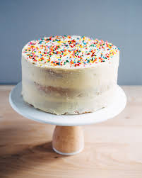 birthday cake, confetti cake
