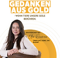 Logo des Podcasts Gedanken aus Gold zum Thema Tiertrauer