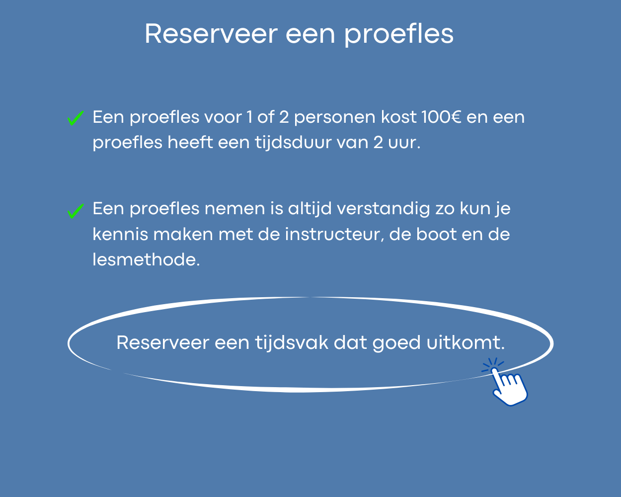 Boek een proefles voor 2 personen.