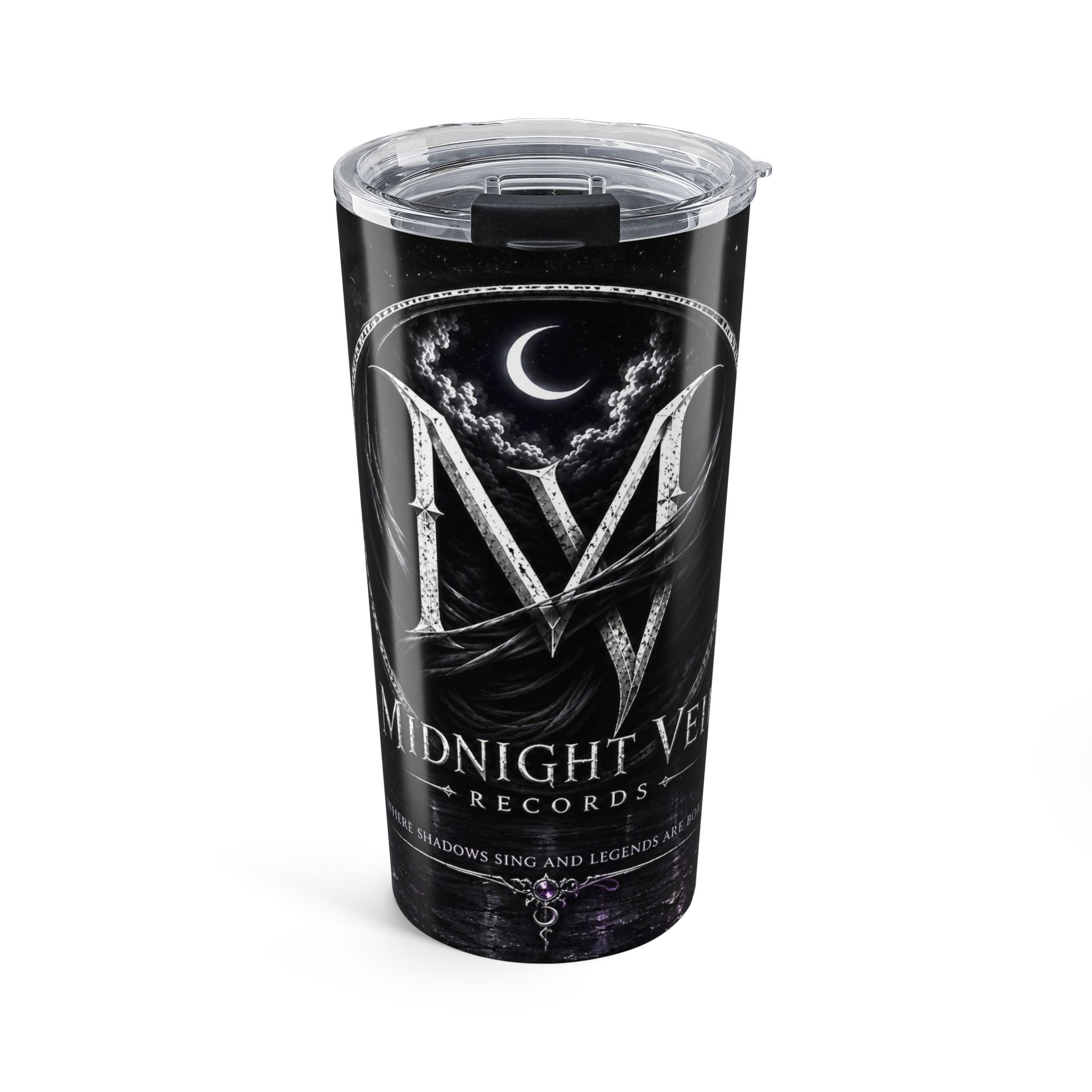 Midnight Veil Records Tumbler 20oz