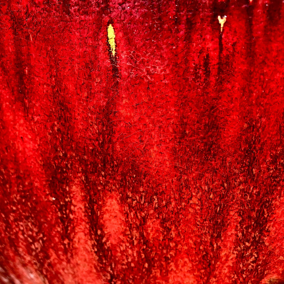 Bright Red Glaze