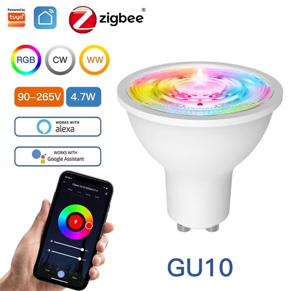 Miniatura: Tuya Zigbee GU10 WIFI Smart LED Bulbs RGB C+W White Dimmable Lamps Smart Life AP