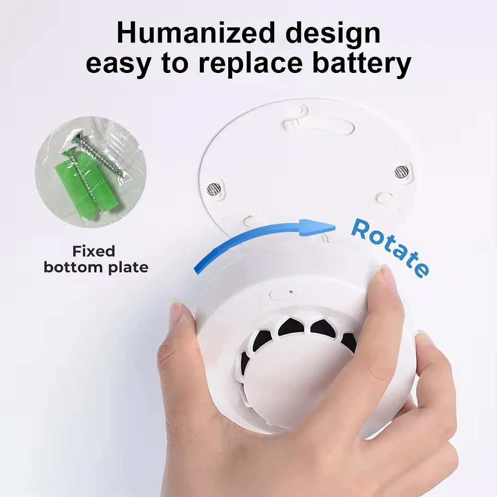 Miniatura: Tuya Wifi Smoke Alarm Fire Protection Smoke Detector Smoke House Combination Fir