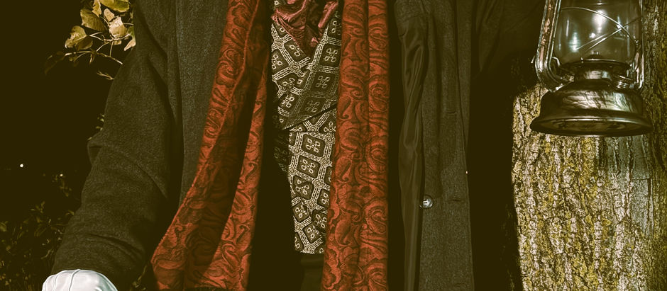 Ebenezer Scrooge with that frozen glare that depicts his cold heart of stone