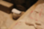 Thumbnail: closeup view of the rolled facecloth after Jesus' resurrection.