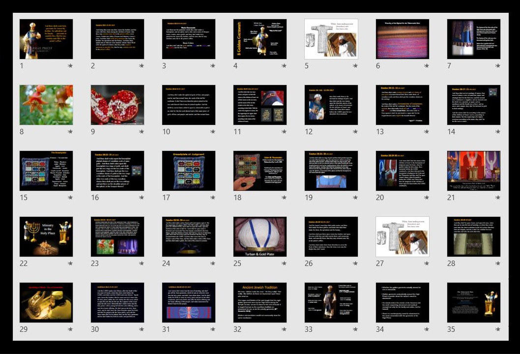 Pack média 6 de vêtements de grand prêtre