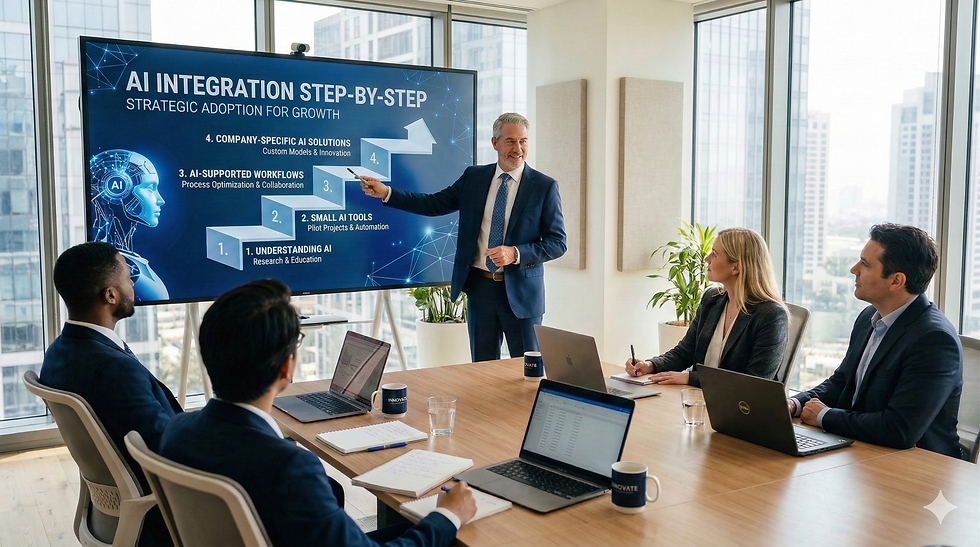 Hogyan érdemes elkezdeni az AI használatát egy vállalkozásban?