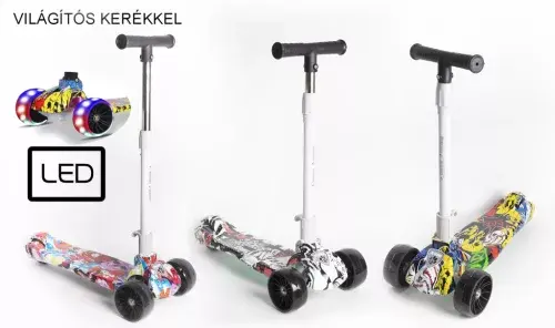 Roller – világító kerekek, vidám színek, végtelen élmény