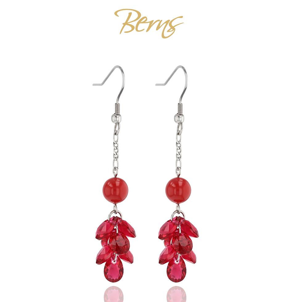 Berns handmade jewelry with Austrian crystals from the Heart of Europe.