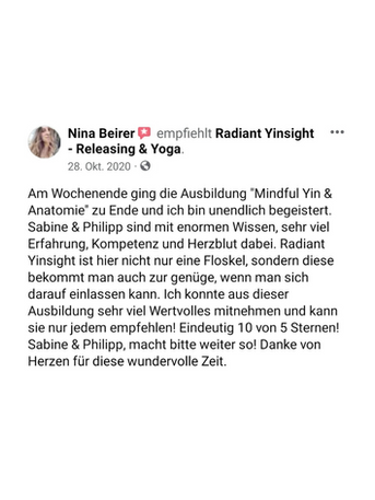 ATMA Yoga Academy Yin Yoga und Atem Trainer Ausbildung mit Sabine Winkler und Philipp Sharma