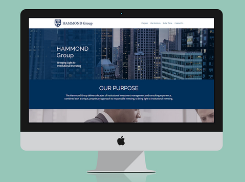 The Hammond Group Logo + Website Design