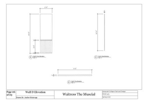 Jenna's home drafting Wall D