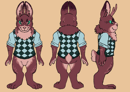 koncept postaci, zając
2025