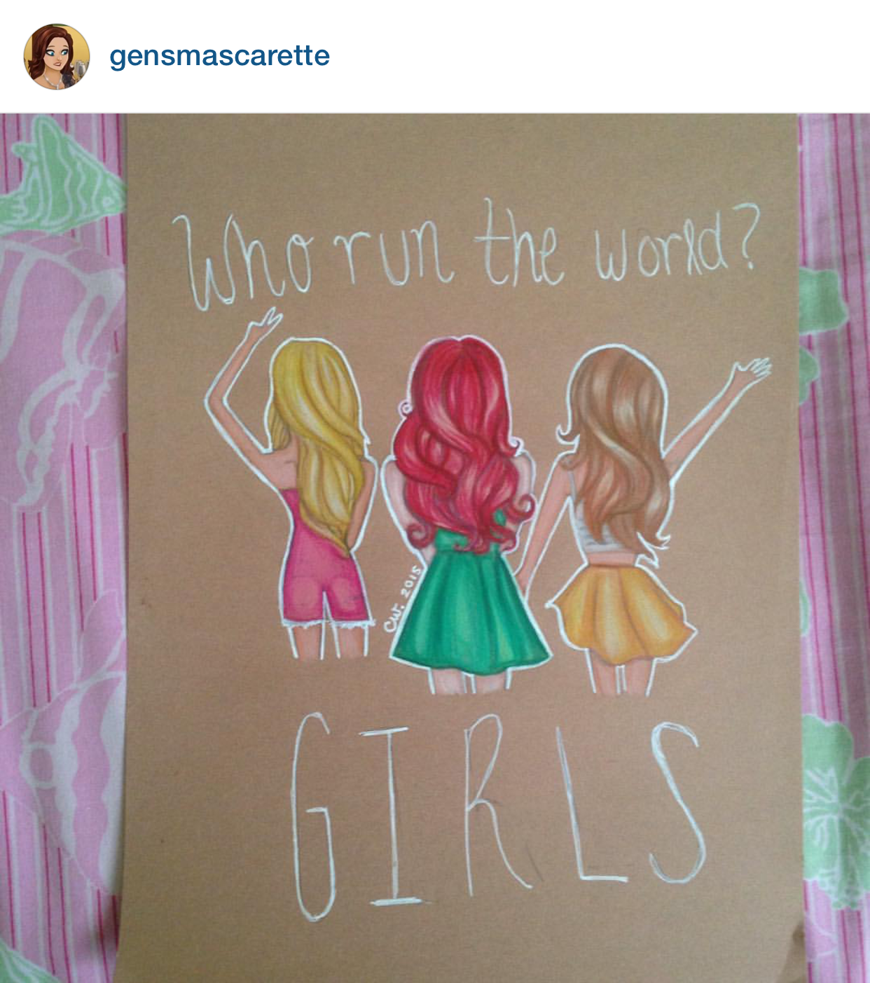 "Sisters" by @gensmascarette