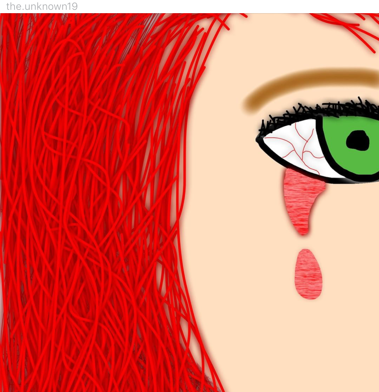 "Tears of Blood" by @the.unknown19
