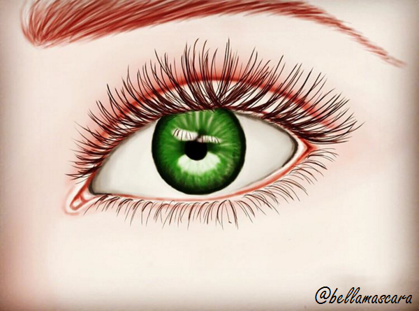 "Green Gaze" by @bellamascara