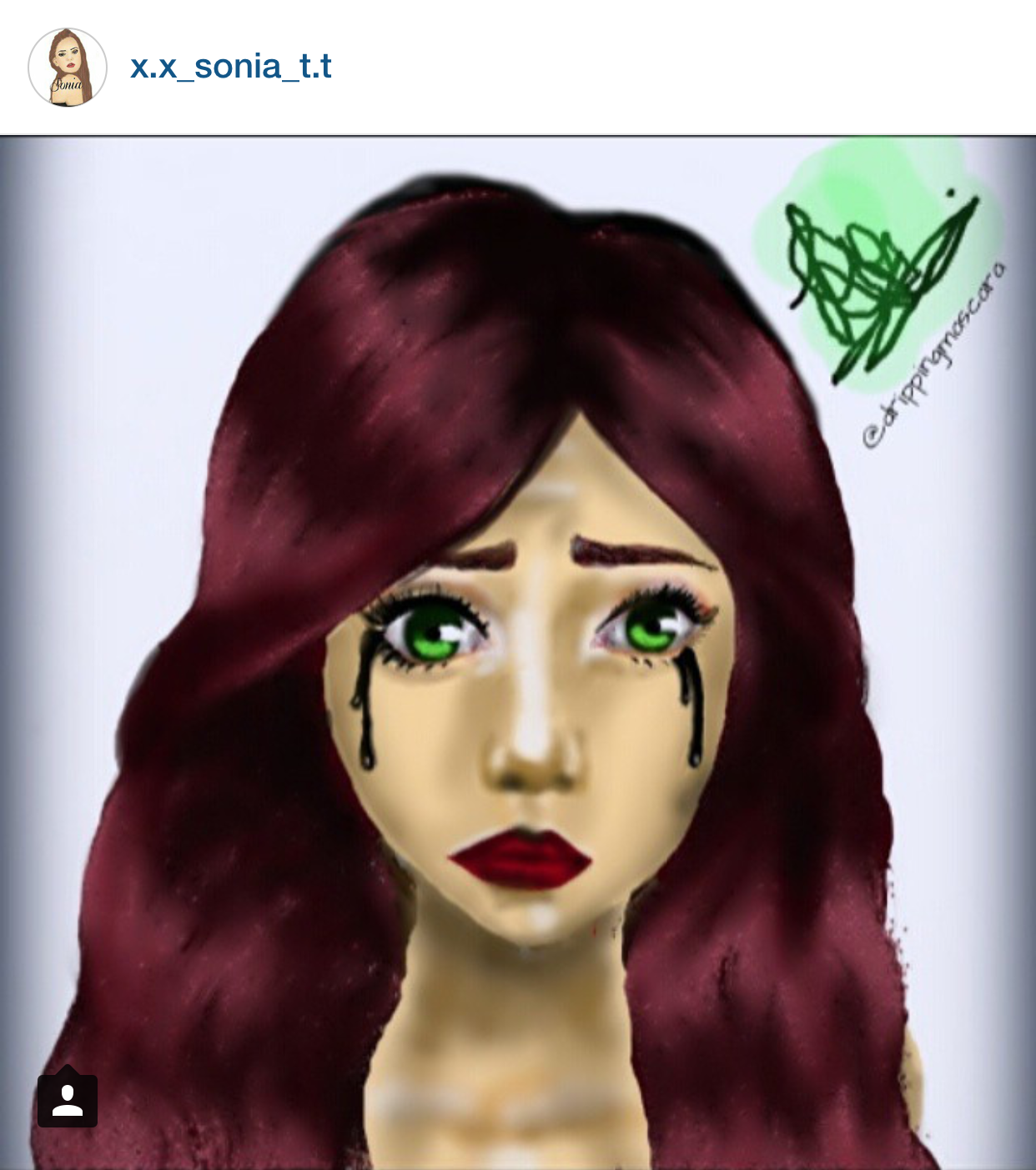"Dripping Mascara" by @x.x_sonia_t.t