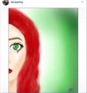 "Shelley" by @lanaartsy