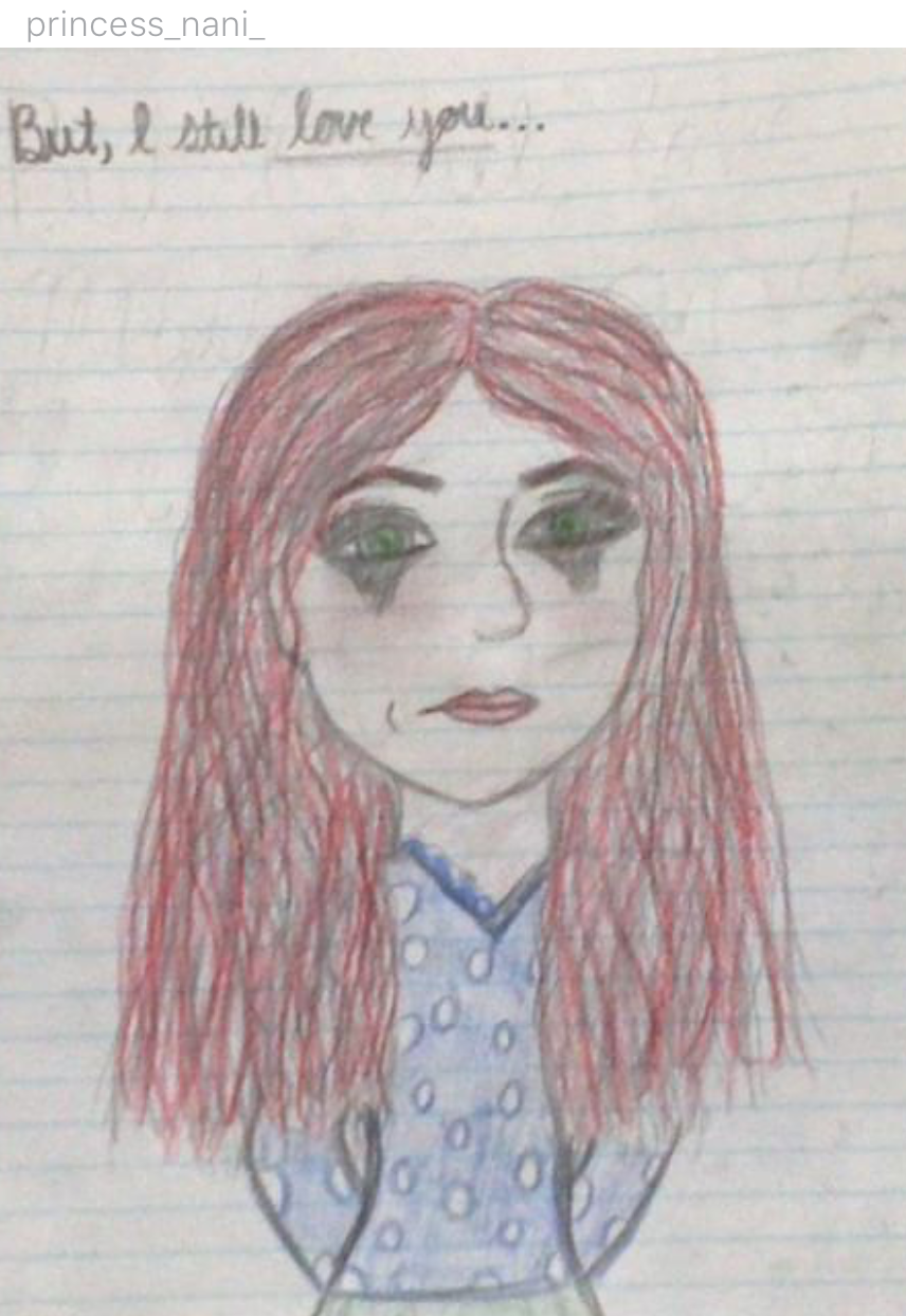 "Dripping Mascara" @princess_nani_