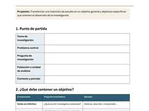 RECURSO GRATUITO CIDE 04: Constructor de objetivos de investigación.