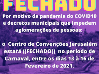 Centro de Convenções Jerusalém ((FECHADO))