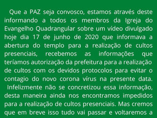 COMUNICADO