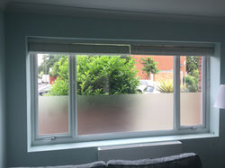 Partial window frosting