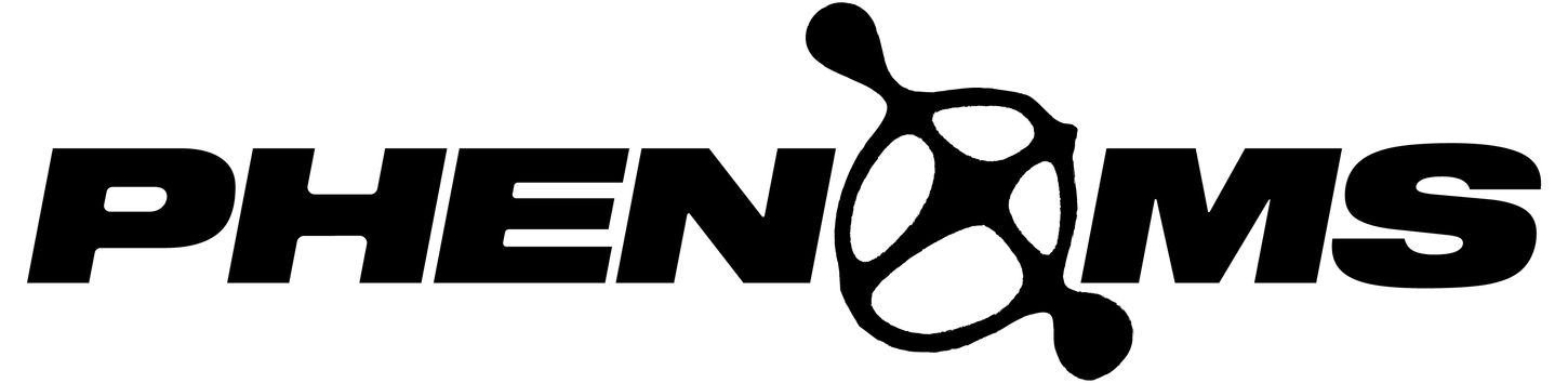Phenoms logo in black on a white background.