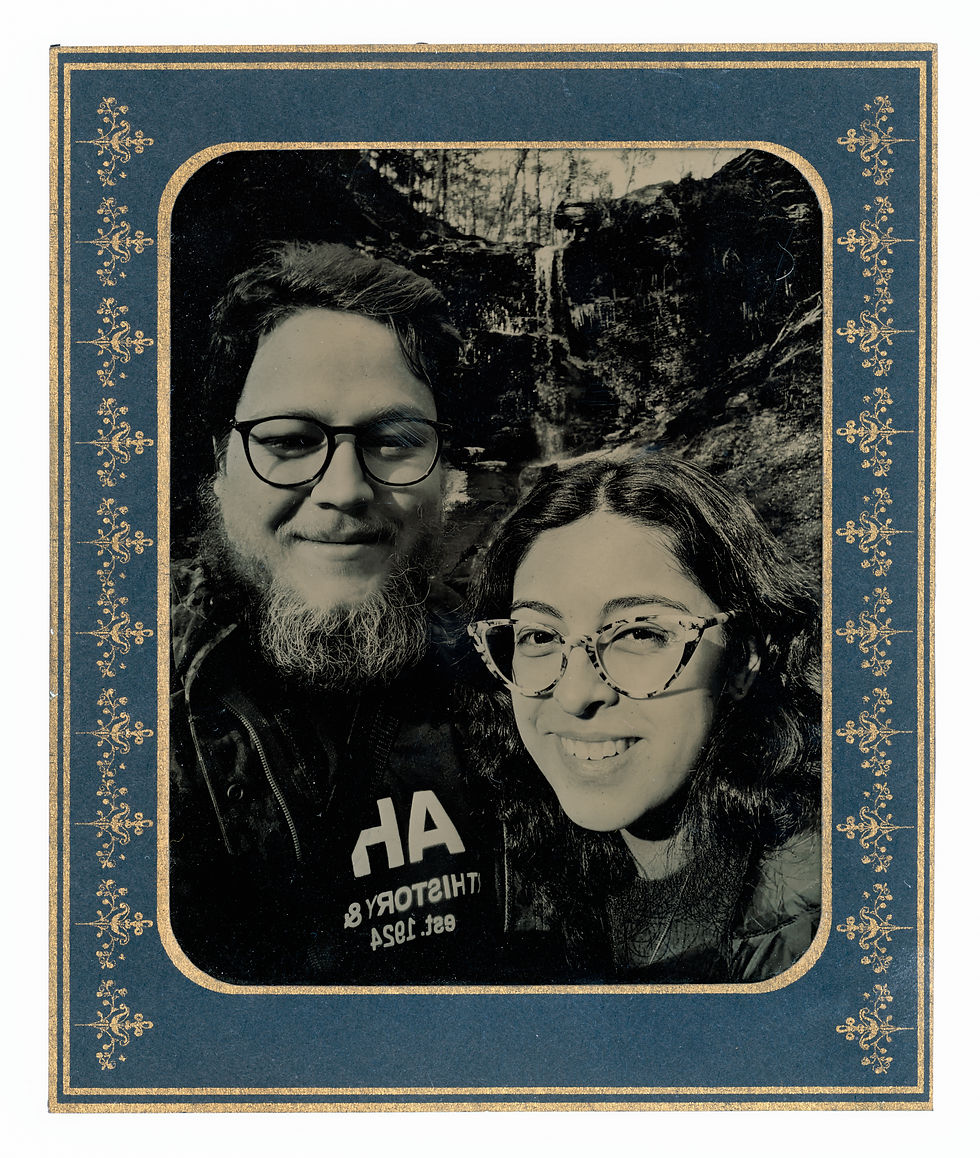 Black and Gold Mat, rounded Corners