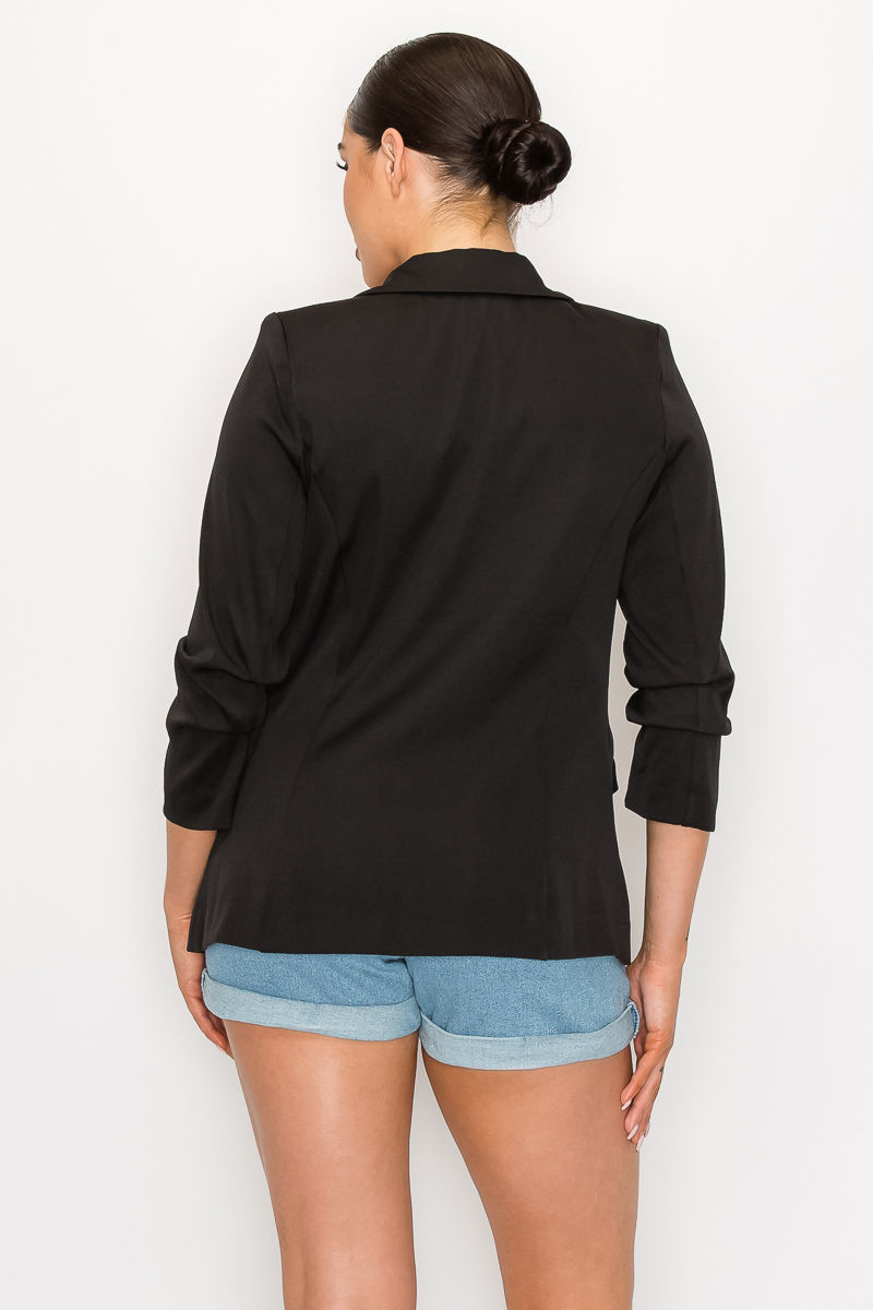 Thumbnail: Ruched Slvs  Blazer