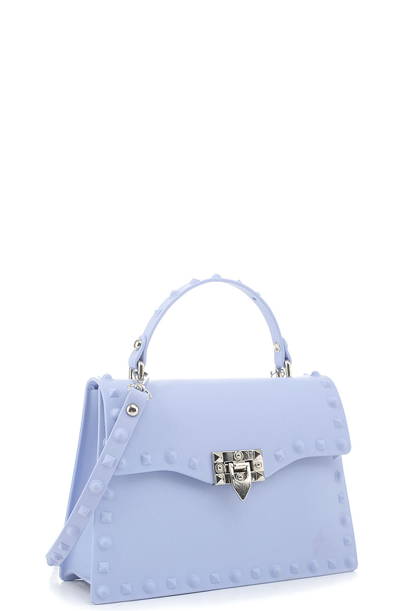 Thumbnail: Jelly Stud Buckle Crossbody Bag