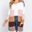 Thumbnail: Open Front Color Block Cardigan