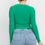Thumbnail: Side Ruched Square Neck Top