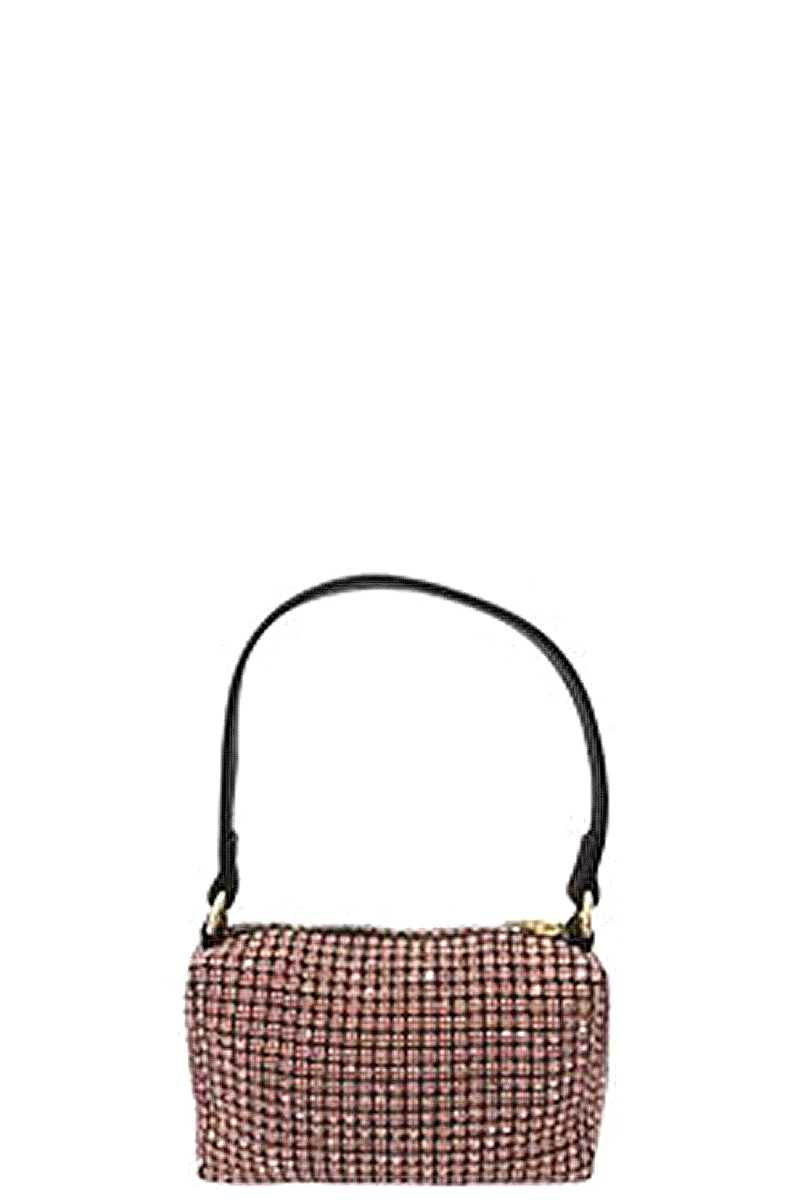 Thumbnail: Rhinestone Handle Clutch Bag