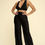 Thumbnail: Plunge Neck Tank w/High Waist Palazzo Pants