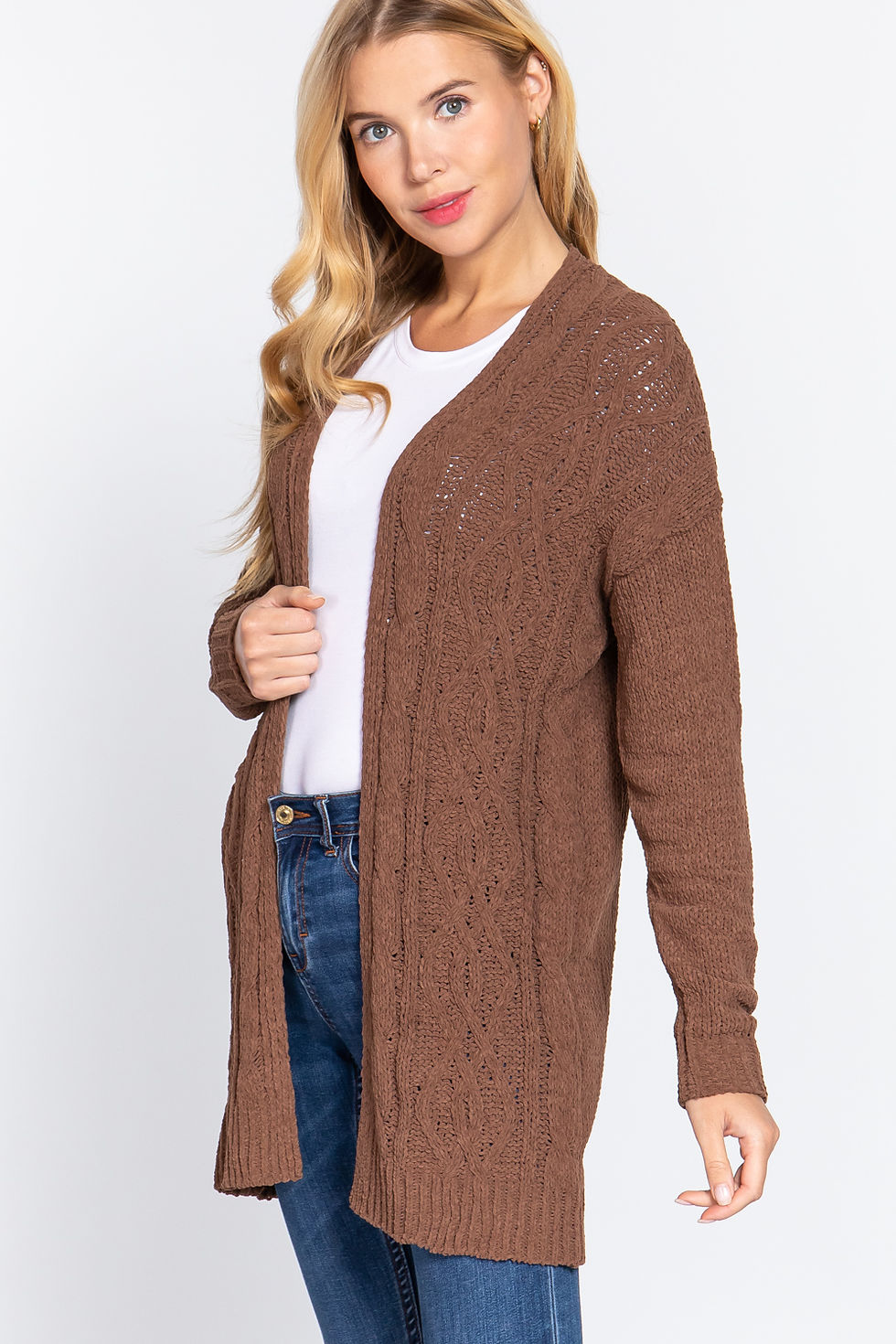 Thumbnail: Chenille Sweater Cardigan