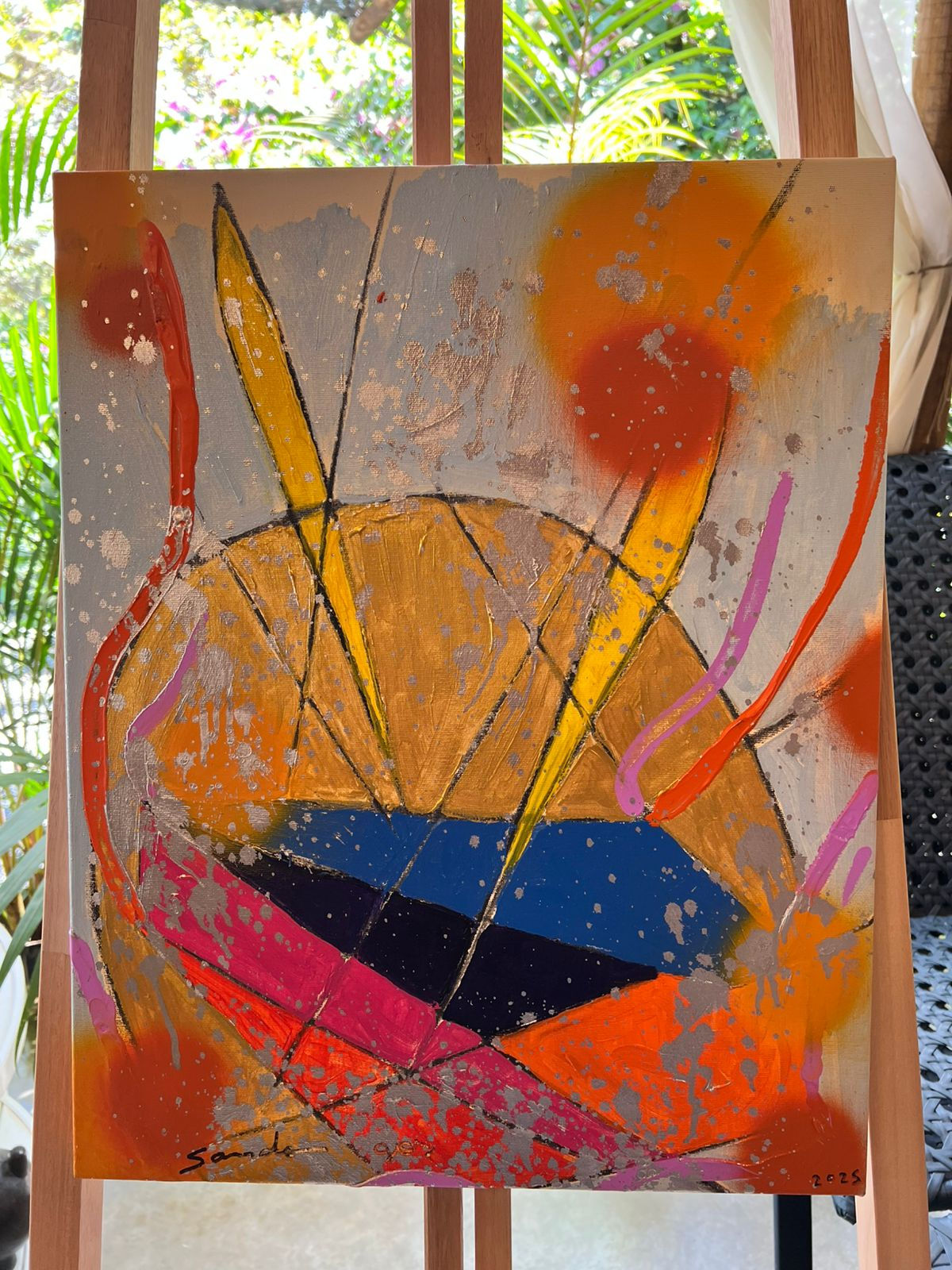Quadro Sonho de Cores- Obra de Sando Gos