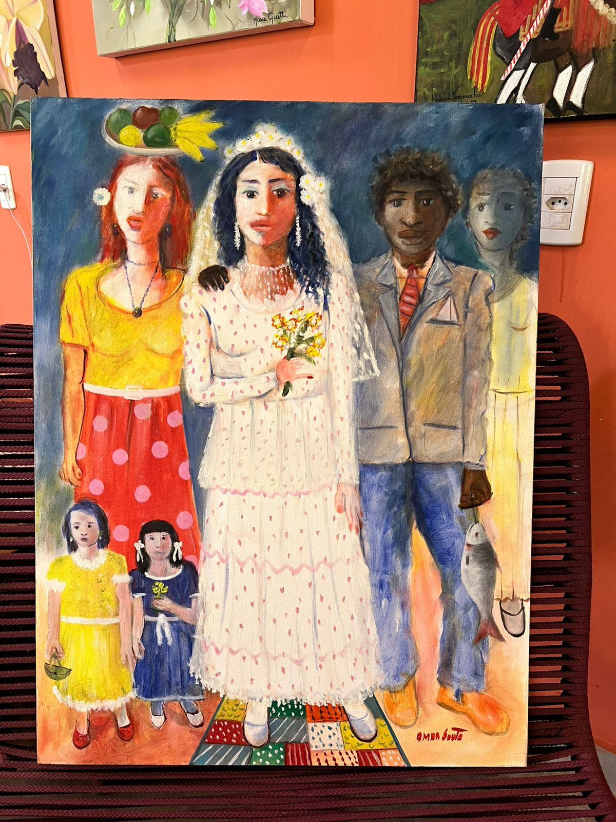 Série Noivas- Casamento em Família- Obra de Omar Souto